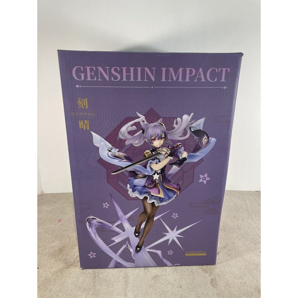 Genshin Impact Keqing 1/7 Scale Figure Model Action Figure Anime With Stand